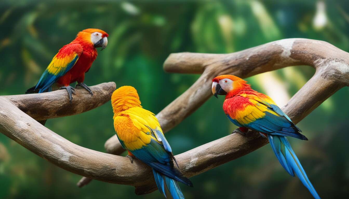 Soins et alimentation des oiseaux exotiques