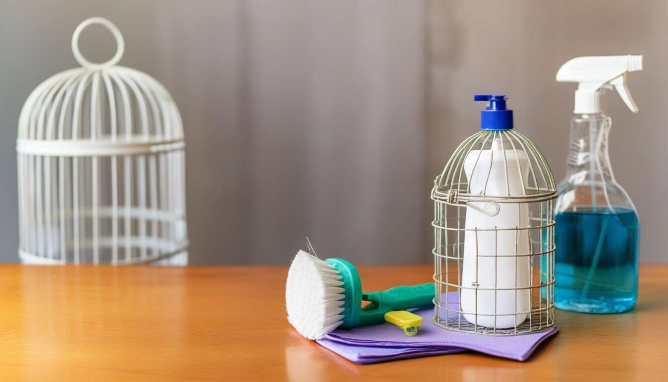 Préparer le matériel de nettoyage