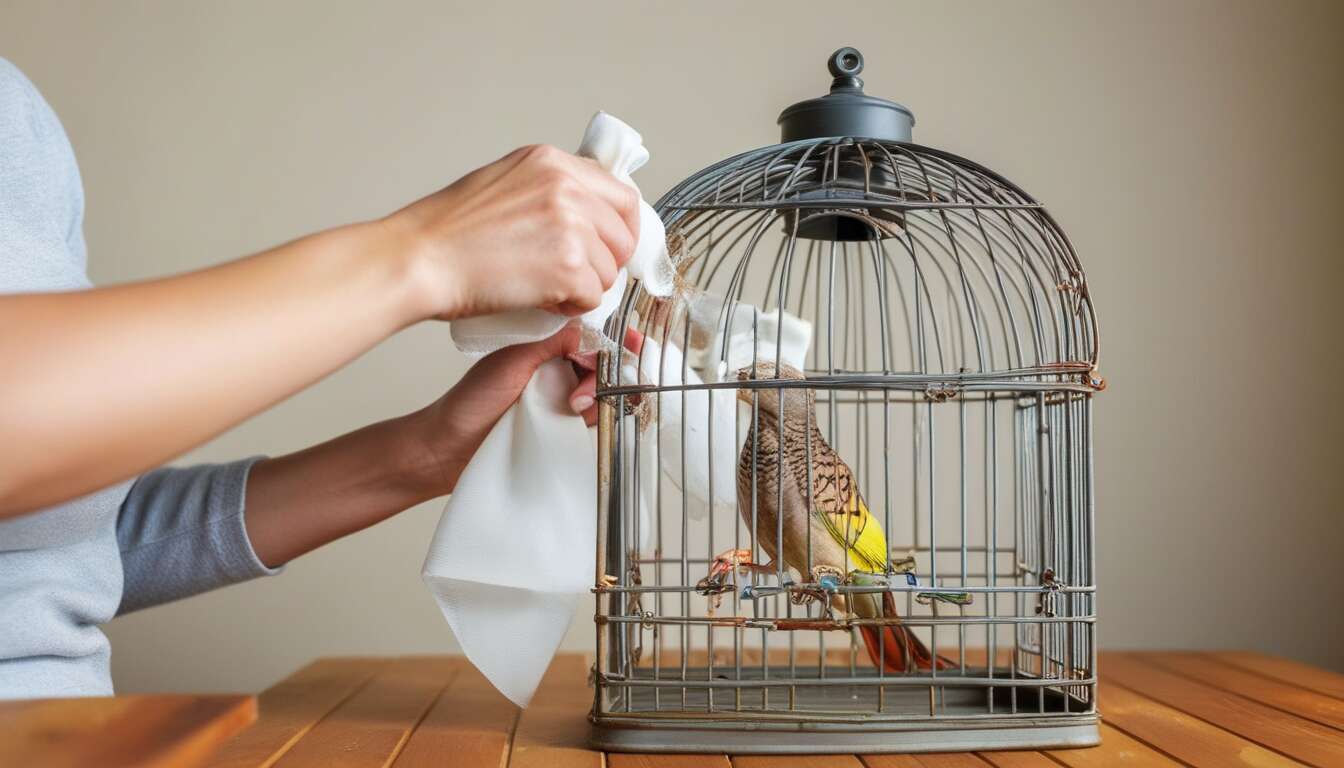 Nettoyer les éléments amovibles de la cage